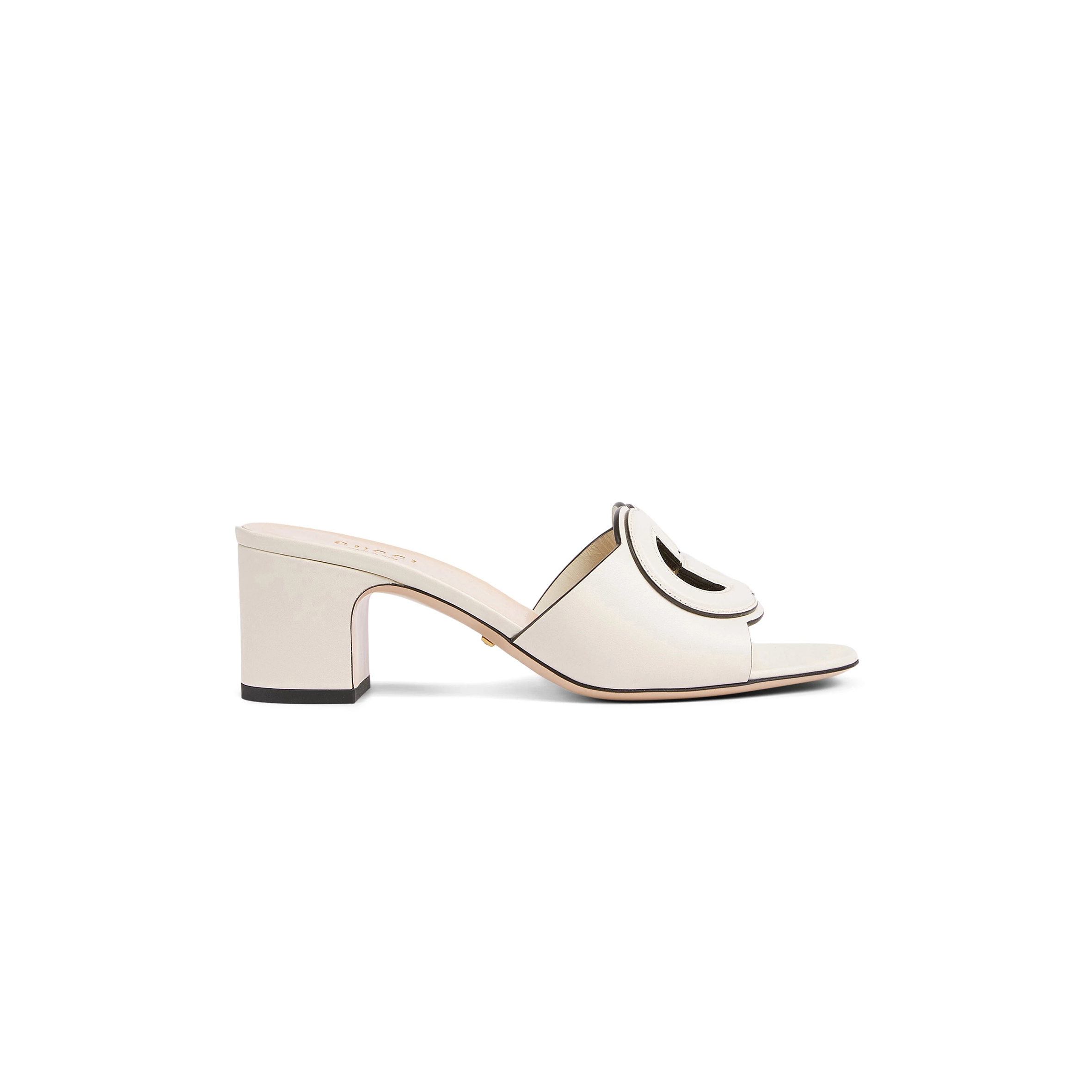 GUCCI WOMEN'S SLIDE SANDAL WITH INTERLOCKING G 782413